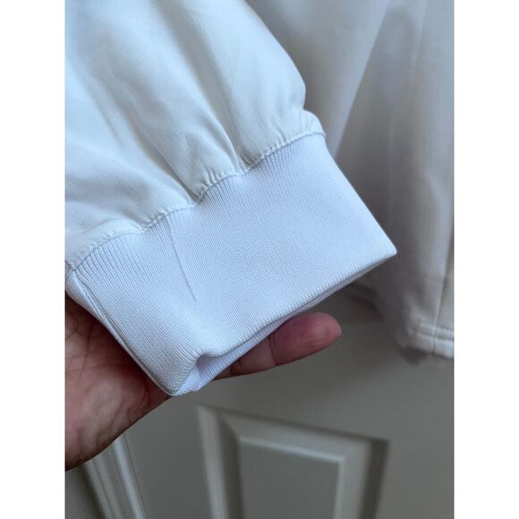 NWT ADR Addition Collection White Contemporary Zip Up White Lab Coat size XL - Picture 3 of 8